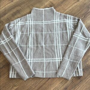 Plaid Pattern Women's Sweater